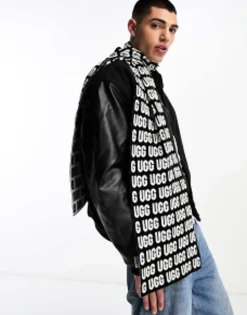 Ugg Repeat Logo Scarf In