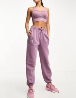Under Armour Essential Fleece Joggers In