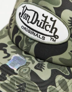 Von Dutch Tampa Trucker Camp In Camo Print