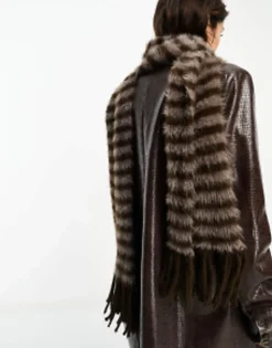 Weekday Unisex Stripe Scarf In Exclusive To Asos