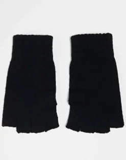 Weekday Unisex Wood Fingerless Gloves In